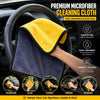 5 PCS Macicrofiber Car Duster Kit Interior & Exterior Car Cleaning Detailing Tool Scratch & Lint Free, Pollen Removing Extendable Long Handle Duster for Car & Motorcycle car (Car Duster Kit)